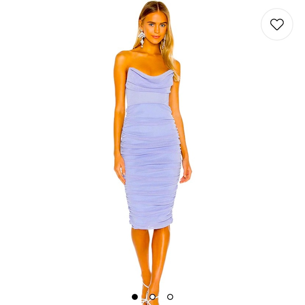 Revolve-India Midi Dress in Periwinkle by Michael Costello
